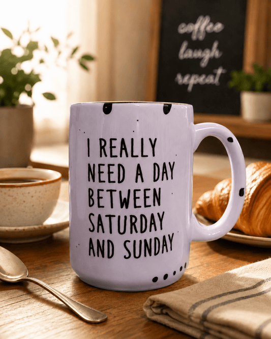 SATURDAY SUNDAY MUG - Evolve Supply Co. Evolve Supply Co.