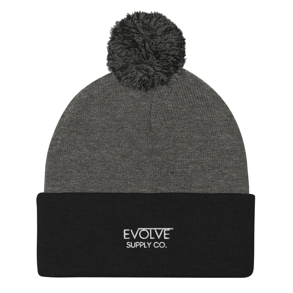 Evolve Supply Co. Pom-Pom Beanie