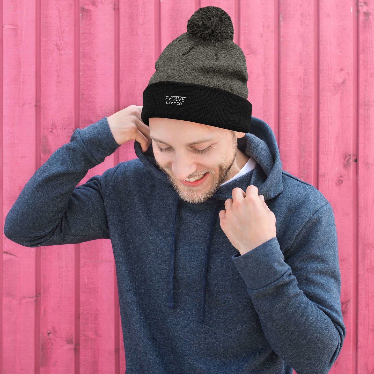 Evolve Supply Co. Pom-Pom Beanie