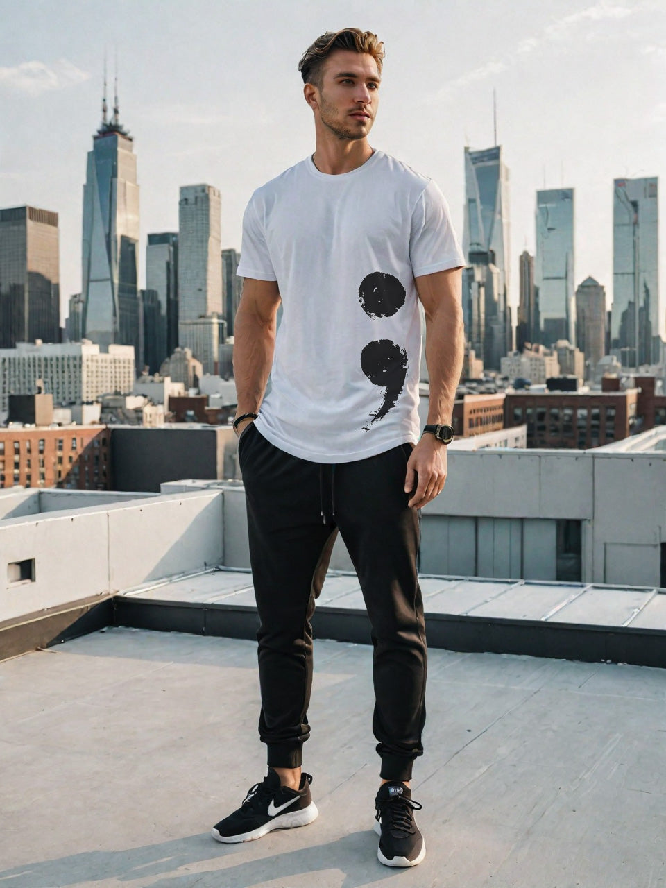 Semicolon Tee