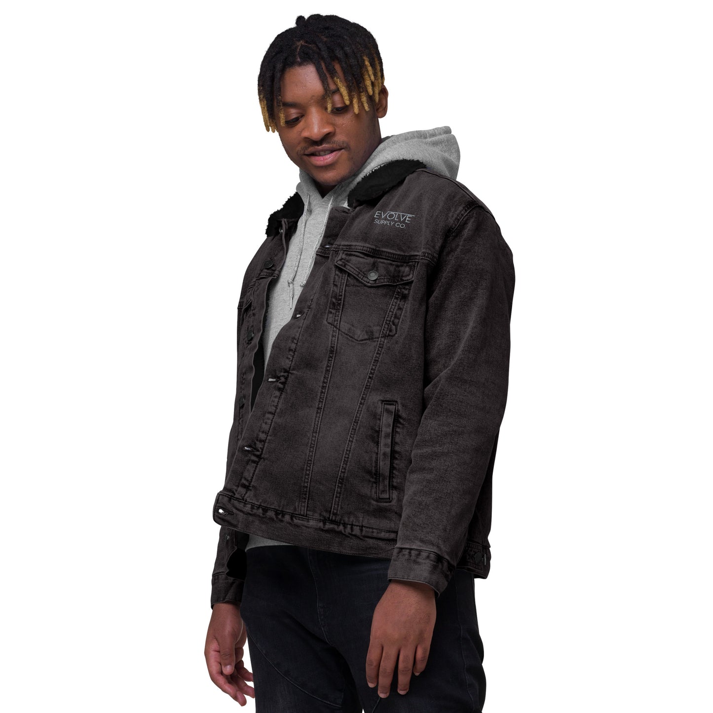 Evolve Denim Sherpa Jacket